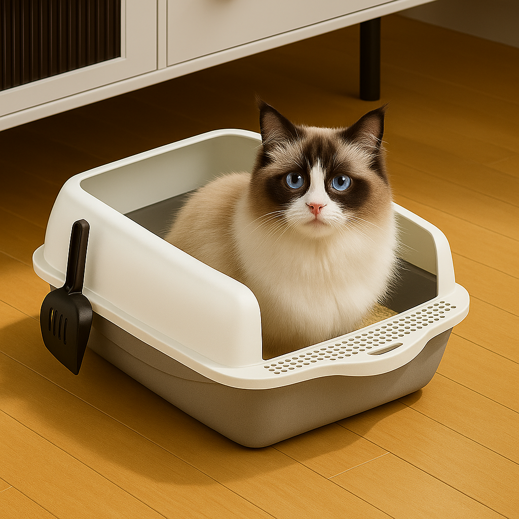 Parla's Cat Litter Box with Scoop