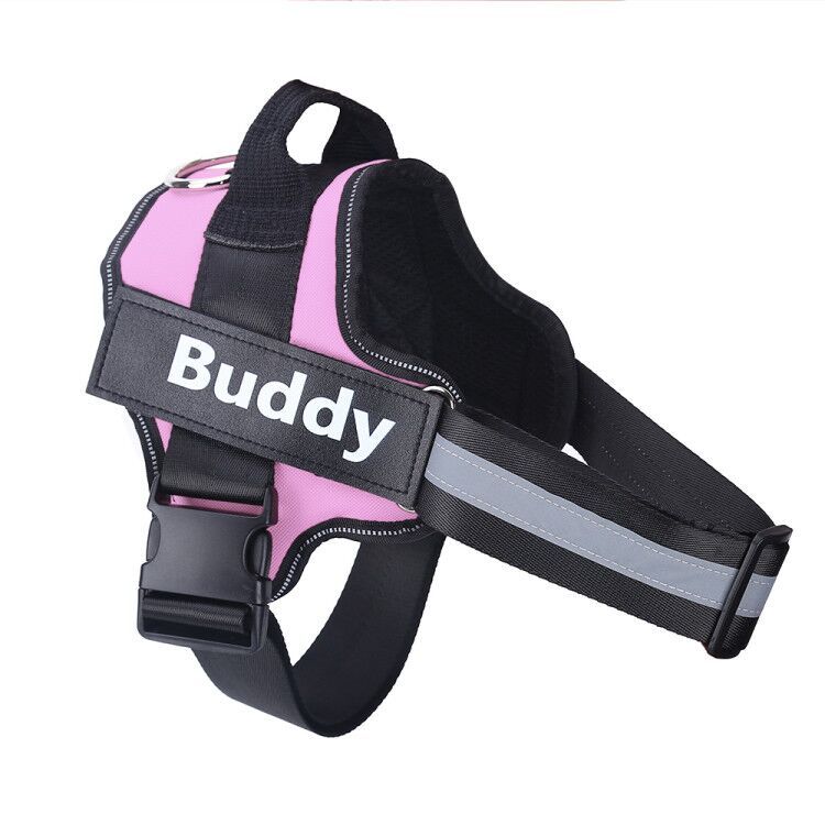 Personalized Dog Harness Reflective Breathable Adjustable Pet Harness Vest