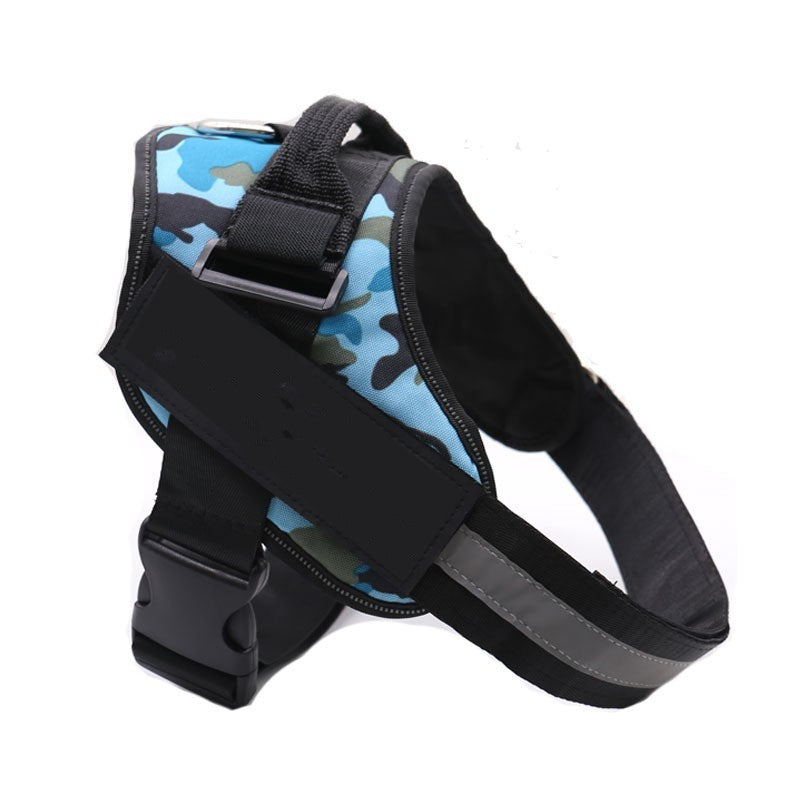 Personalized Dog Harness Reflective Breathable Adjustable Pet Harness Vest