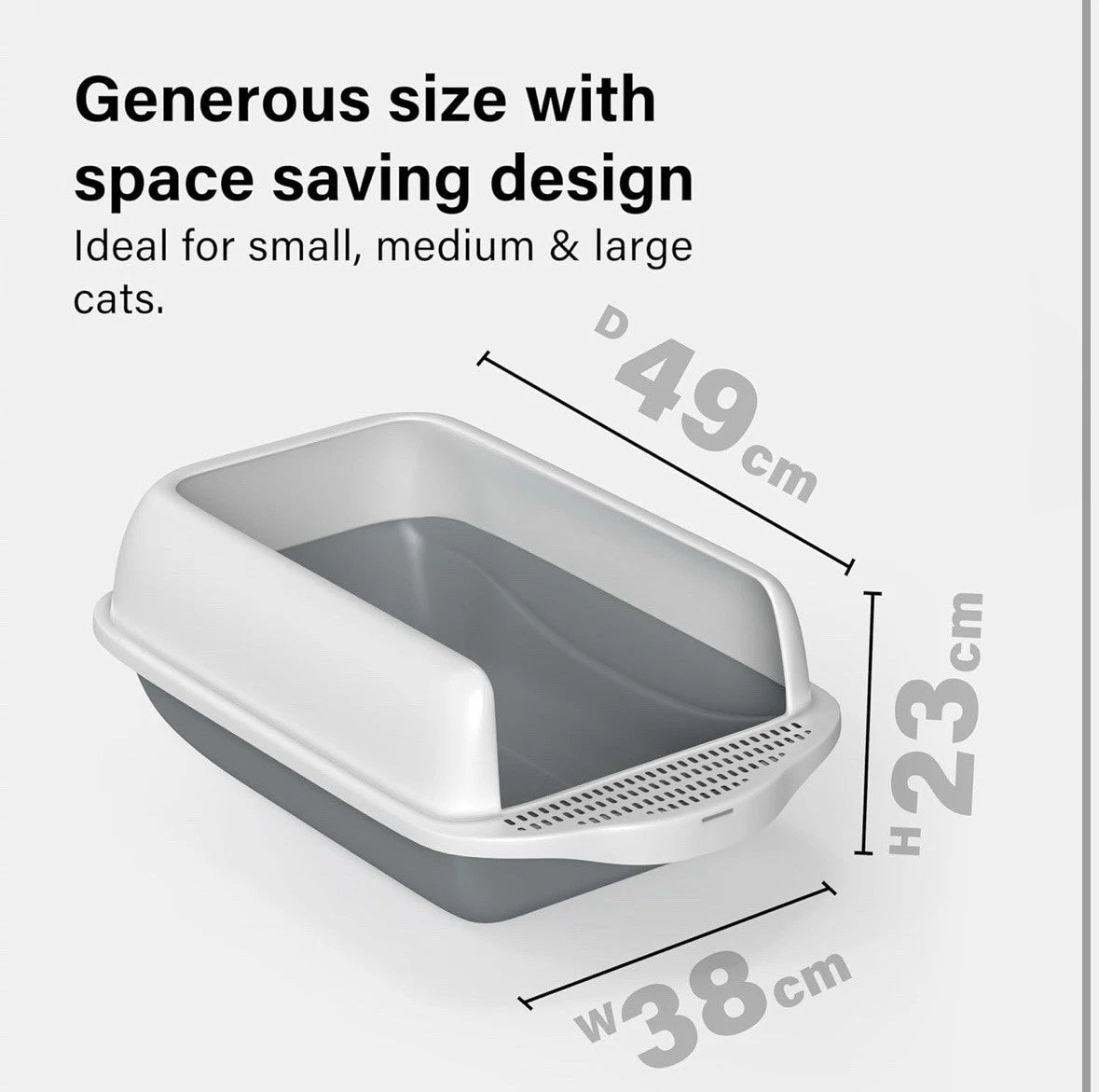 Parla's Cat Litter Box with Scoop